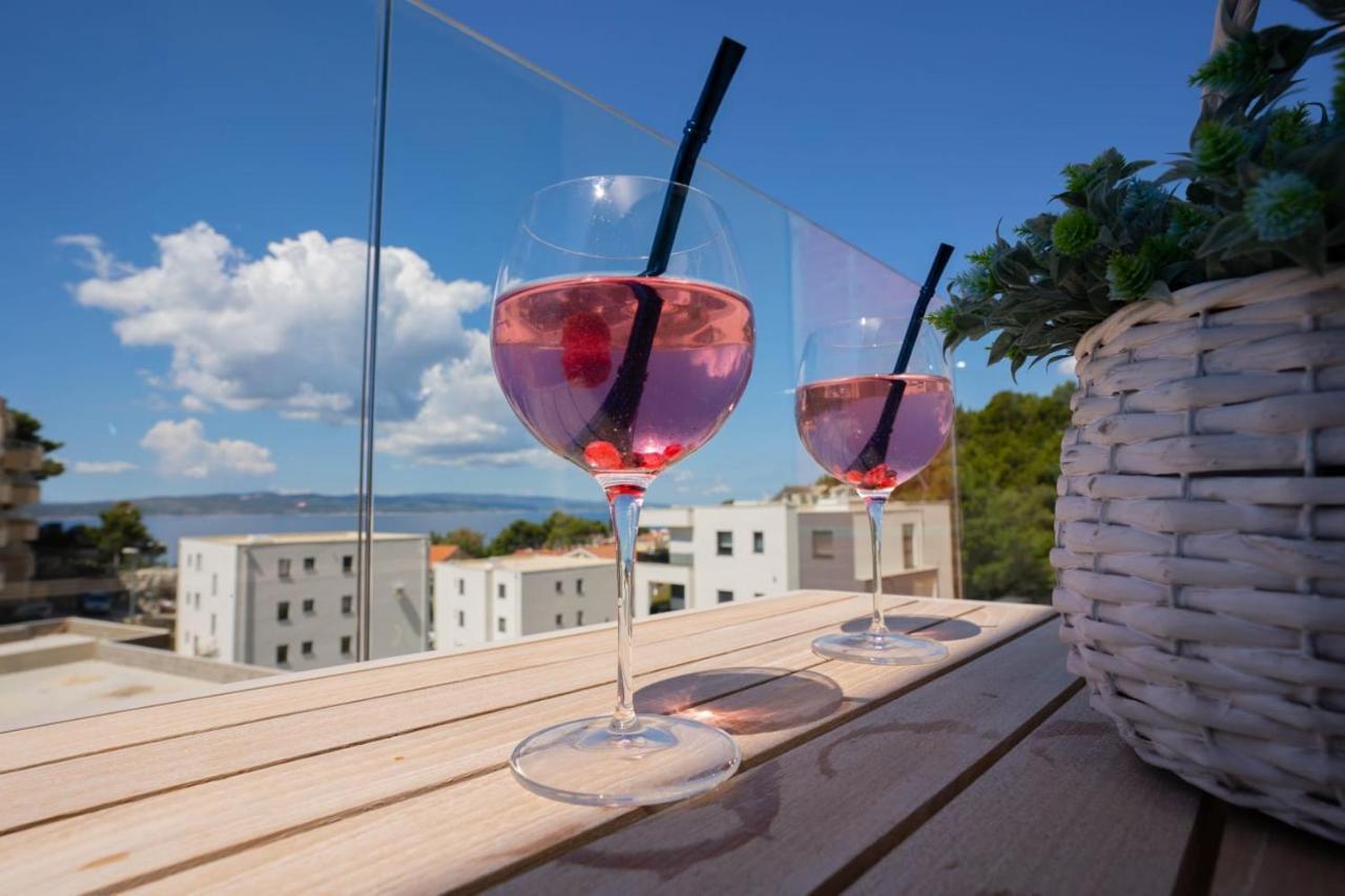 Apartmani Lara Baška Voda Esterno foto